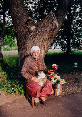 Russian Flower Seller