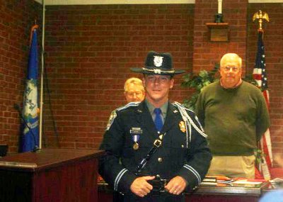 Promotion of Marine Mike Macek (TRD - SVC) to Sergeant in the East Lyme Police Department