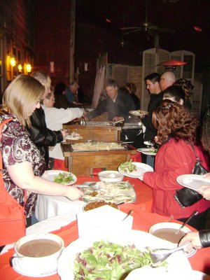 We had a wonderful Deluxe, Southern BBQ dinner with all the trimmings.