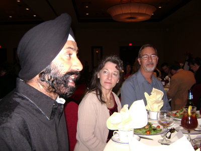 Seated at my table right next to Kanwar.  He was a very engaging Host and kept the conversation pleasantly going the entire evening.  He valued all of our suggestions, comments, etc. as to the trip's particulars, our TW business back home, etc.
