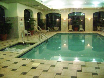 Their indoor pool.  Notice how bubbly the jacuzzi is!