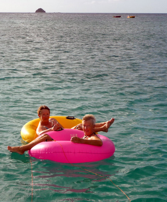 Rum Punch afloat