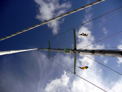 Lying on deck with nothing better to do