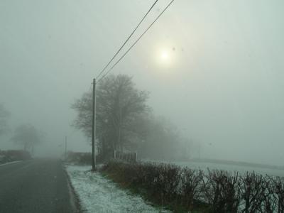 Snow, Fog  and Sun all at the same time