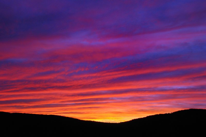 Sunset Over Bear Mountain State Park