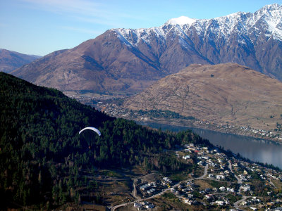 First Shot of a Paraglider