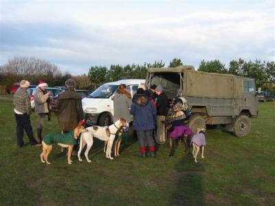 Gathering for tea and biscuits