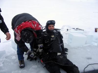 Dan getting a hand