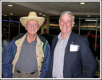 En compagnie de Robert S. Ridgely ( droite), Quito, quateur, 6 novembre 2005