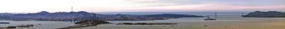 SF Bay with very Hazy Overcast Sky