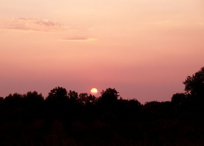 Sunset in Afton, CA