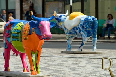 Lisbon's CowParade - Restauradores