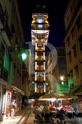 St. Justa Street at Night