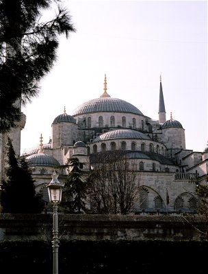 Monuments of Istanbul-- The Blue Mosque and Hagia Sophia