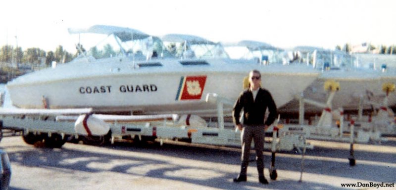 1973 - Don Boyd and the Coast Guards go-fast boats for President Nixons Key Biscayne compound