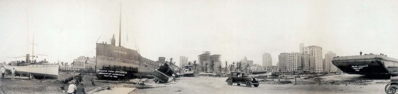 1926 - Miamis new drydock, a result of the Hurricane of 1926