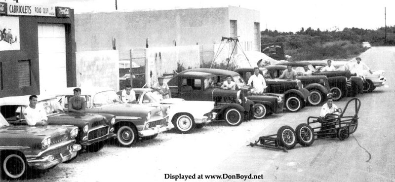 1960 or 1961 - Harry Steeles Cabriolets Road Club in Hialeah