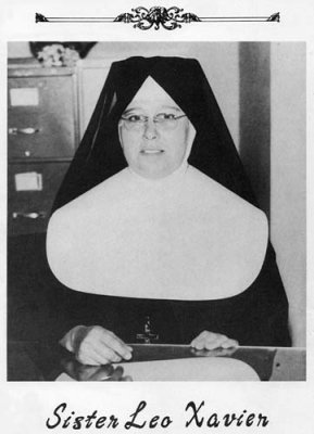 1951 - Sister Leo Xavier, principal of St. Mary's School