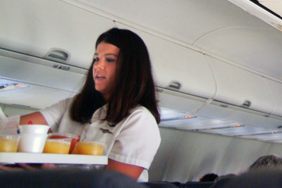 2008 - a gorgeous Southwest Airlines flight attendant