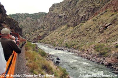 2008 - the view from an open-air car on the Royal Gorge Railroad