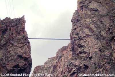 2008 - the Royal Gorge Bridge, 1100+ feet above the Royal Gorge Railroad tracks