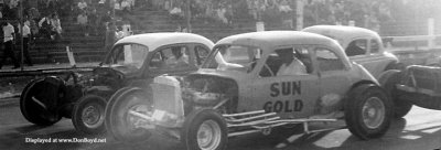 1963 - auto racing at the Palmetto Speedway in Medley