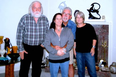 Bob Zimmerman, Linda and Rick Sullivan and Beth Block Zimmerman