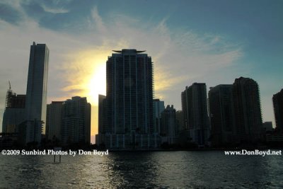 2009 - Brickell Avenue's high rise buildings in the late afternoon (#1651)