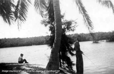 1945  - the first isle at Baker's Haulover on the bay
