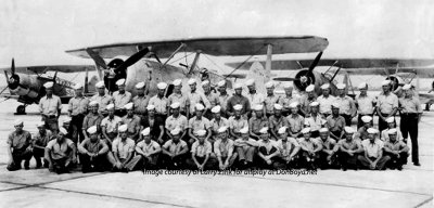 1943 - NAS Miami personnel posing at the Naval Air Station Miami