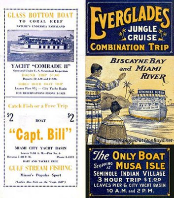 1935 - Everglades Jungle Cruise Brochure cover