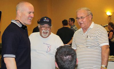 January 2010 - a candid shot of Joe Pries, Eddy Gual and Don Boyd at an airline memorabilia show