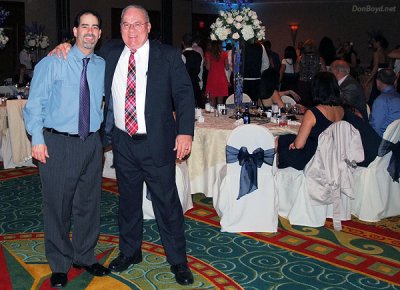 February 2010 - John Pena and Don Boyd at the Steven Elizarde / Maggie Balance wedding reception