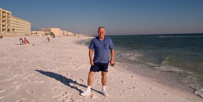 November 2006 - Don Boyd on the beach at Destin