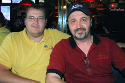 May 2010 - David Knies from Huntsville and Kevin Cook at Bryson's Irish Pub