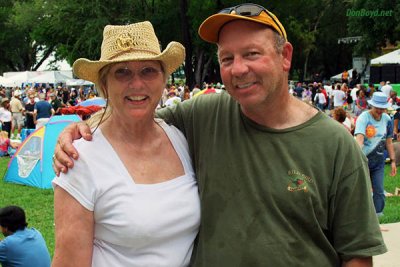 May 2010 - Jo Welch and Mitch Segermeister at the 7th Annual Love-In at Greynolds Park