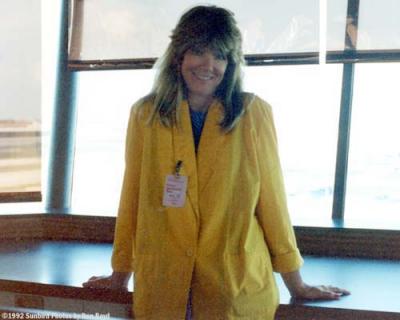 March 1992 - Brenda Reiter Goto in the E-Tower (former FAA Tower) at Miami International Airport