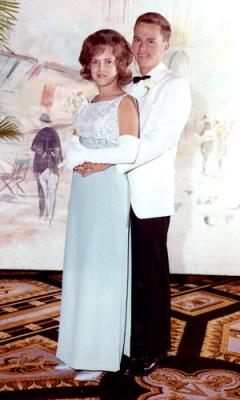 1965 - Mary Ann Knight and me at the Hialeah High Class of 1965 Senior Prom (details of the weekend below the image)