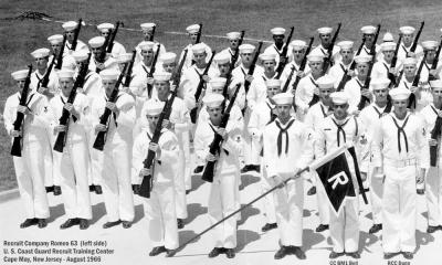 1966 - USCG Recruit Company Romeo 63 (R-63), left side