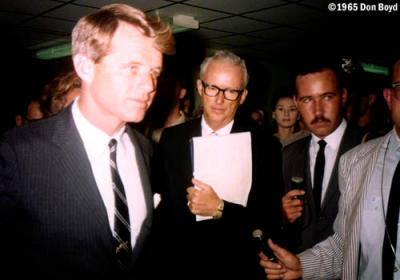 1965 - U. S. Senator (D-NY) Robert F. Kennedy at Miami International Airport