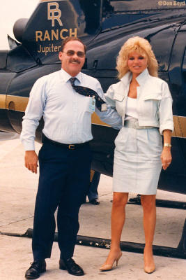 Late 80's - Don Boyd and actress Loni Anderson at Miami International Airport