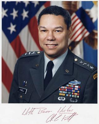 Early 90's - General Colin Powell, Chairman of the Joint Chiefs of Staff