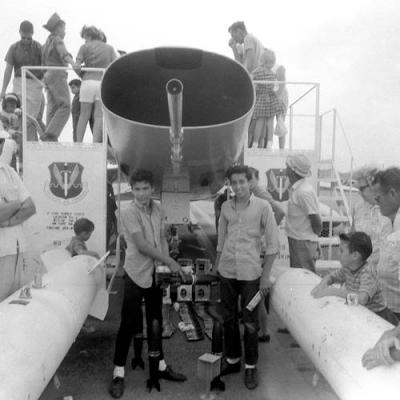 1962 - Ruben Rivera (right) and his cousin at the Homestead AFB Open House in 1962