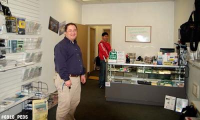 October 2005 - Bahadir Baha Acuner at his AcuWings flight training center front office