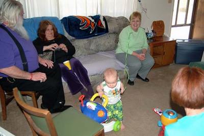 2006 - Don, Chryl, Kyler, Karen and Cookie at Kyler's first birthday party