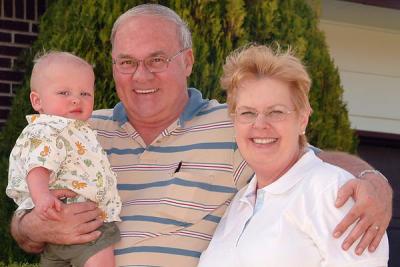 2006 - Grandson Kyler Matthew Kramer, Grandpa Don Boyd, Grandma Karen C. Boyd