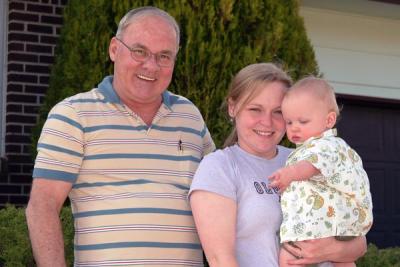 2006 - Grandpa Don Boyd, daughter Karen D. Boyd and grandson Kyler Matthew Kramer