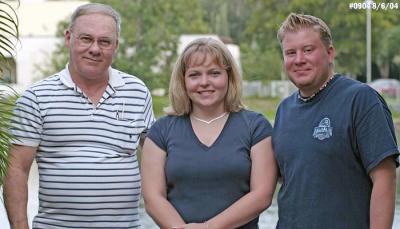 August 2004 - Don, Karen and her boyfriend Steve Kramer