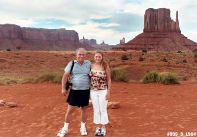 June 2004 - Don and Donna at Monument Valley, UT
