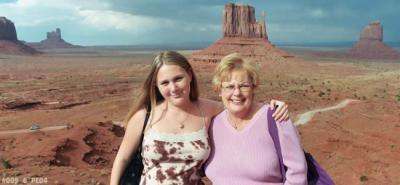 2004 - Donna and Karen at Monument Valley, UT